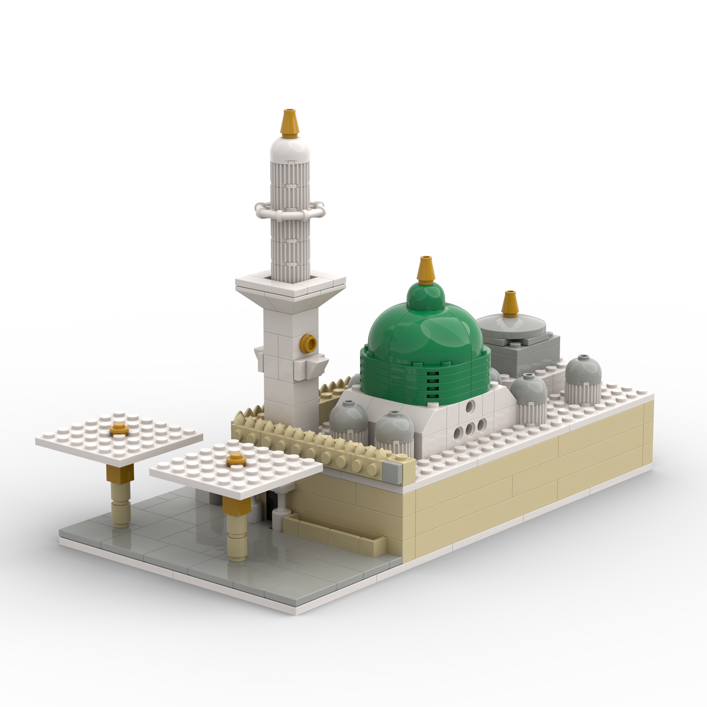 Masjid An Nabawi - Islamic Building Blocks Set of the Prophet's Mosque