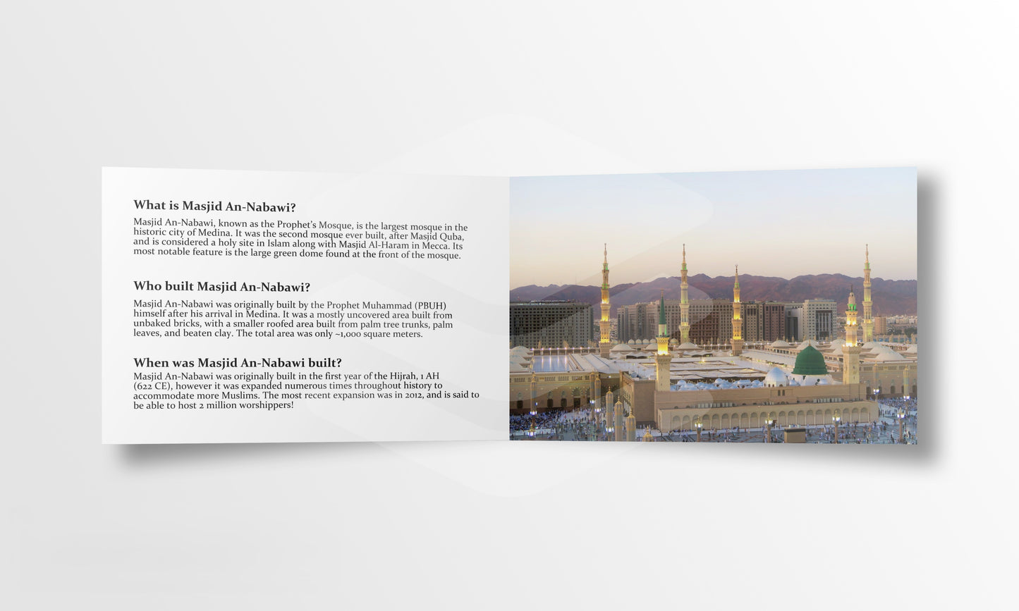 Lego Style Islamic Building Block Set of Masjid Nabwi / Nabawi