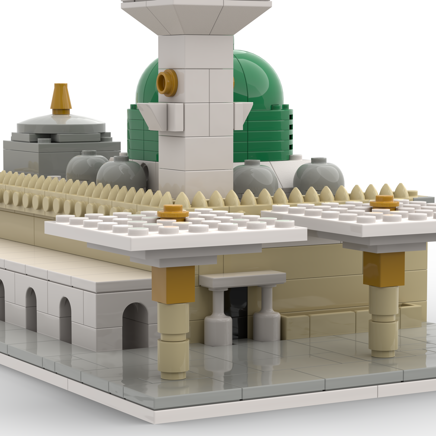 Masjid An Nabawi - Islamic Building Blocks Set of the Prophet's Mosque